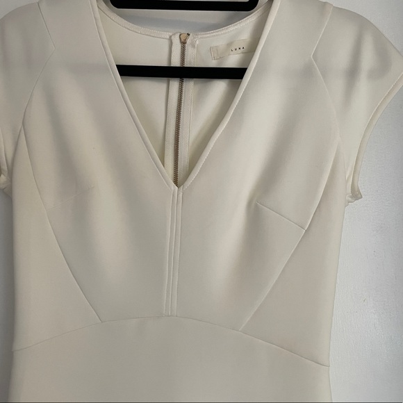 White Sheath Dress - Picture 5 of 8